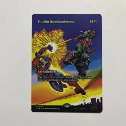 MTG - Goblin Bombardment (Borderless) Marvel Universe Eternal-Legal Regular - NM - Image 1