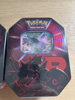 🔥 Pokemon TCG Team Rocket Mini Tin Set - Mewtwo & Nidoking (x2 Sealed) 🔥 - Image 2