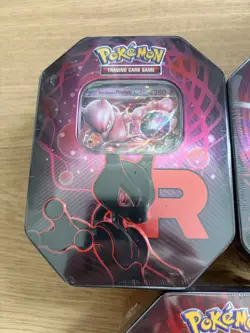 🔥 Pokemon TCG Team Rocket Mini Tin Set - Mewtwo & Nidoking (x2 Sealed) 🔥 - Image 3
