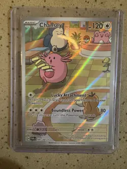 Pokemon TCG. Chansey 187/167 Twilight Masquerade Illustration Rare (NEAR MINT)💎 - Image 1