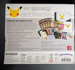 POKEMON CELEBRATIONS FACTORY SEALED ELITE TRAINER BOX ETB - Image 2