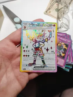 Cinderace ex - 157/142 Stellar Crown Full Art Pokemon -LP++ NM - Image 3