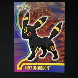 Pokemon 2001 Topps Umbreon #197 Blue Logo - TV Animation Vintage LP - Image 1