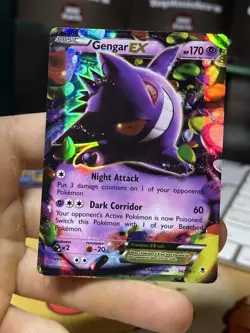 Gengar EX 34/119 XY Phantom Forces 2014 Holo Rare Pokemon Card TCG - Image 3