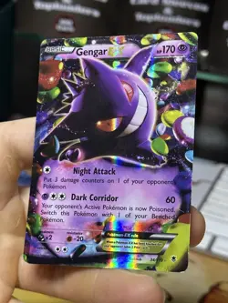Gengar EX 34/119 XY Phantom Forces 2014 Holo Rare Pokemon Card TCG - Image 4
