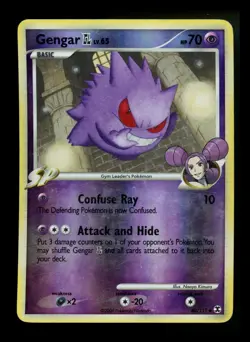 Gengar GL 40/111 Rising Rivals 2009 Reverse Holo Pokemon Card TCG - Image 1