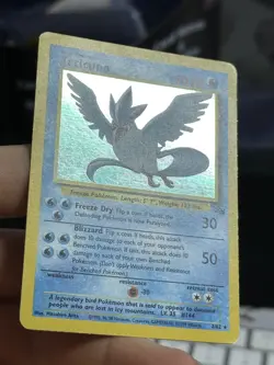 #4 Articuno 2/62 Fossil 1999 Holo Rare WOTC Pokemon Card TCG - Image 5