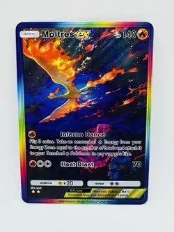 Pokemon POCKET Moltres Kawaii illustration DIY Doujin Art Card - Image 1