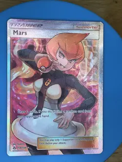 Pokemon TCG Mars Full Art Holo Card 154/156 Sm-Ultra Prism - Image 1