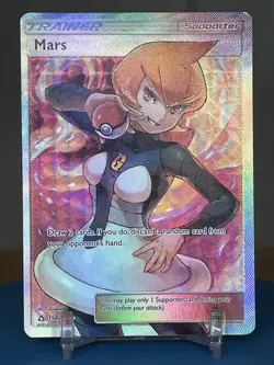 Pokemon TCG Mars Full Art Holo Card 154/156 Sm-Ultra Prism - Image 4
