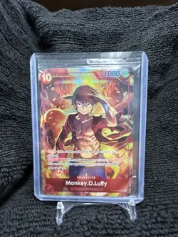 One Piece Monkey.D.Luffy ST10-006 SR Super Rare Sealed Promo Card English Mint - Image 1