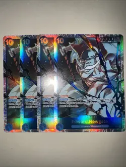 One Piece TCG OP13-042 Edward. Newgate SR X4 Playset Card Game CCG English - Image 1