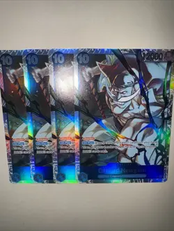 One Piece TCG OP13-042 Edward. Newgate SR X4 Playset Card Game CCG English - Image 5