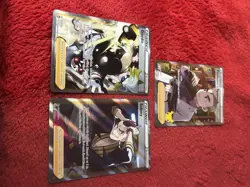 3 Card Full Art Trainer Pokemon Card Lot -professor Oak, Gordie, Sidney Nm - Image 5