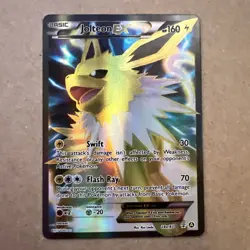 Jolteon EX Full Art 28a/83 Ultra Rare Holo Pokemon Card XY Generations - Image 1