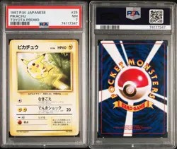 Pokemon JAPANESE Card 🇯🇵 - PSA 7: PIKACHU #25 (TOYOTA PROMO) YEAR 1997 - Image 4
