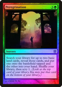 Peregrination FOIL Born of the Gods NM Green Uncommon MAGIC MTG CARD ABUGames - Image 1