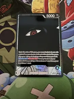 One Piece Trading Card Game Imu Alt Art Leader OP13-079 near mint - pack fresh! - Image 2