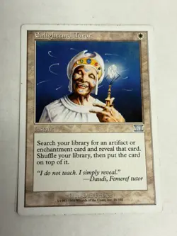 Enlightened Tutor Mirage MTG Magic the Gathering Sixth Edition MP B - Image 1