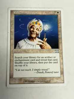 Enlightened Tutor Mirage MTG Magic the Gathering Sixth Edition MP B - Image 2