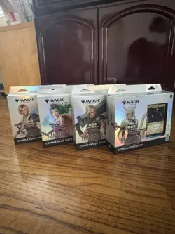 Magic the Gathering MTG Final Fantasy Collector Commander Deck Set of 4 Sealed! - Image 1