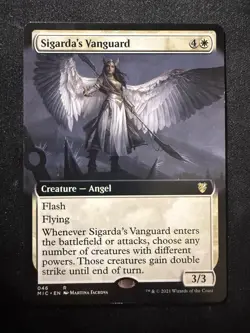 Sigarda's Vanguard (Extended Art) 46 - R - Commander: Innistrad: Midnight Hunt - - Image 1