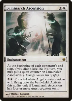 MTG Luminarch Ascension Zendikar Magic the Gathering - Image 1