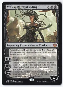 Vraska, Betrayal's Sting M Phyrexia: All Will Be One 115 LP - Image 1
