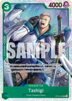 PRB02 English - Tashigi - OP10-032 - SR - NM - Image 1