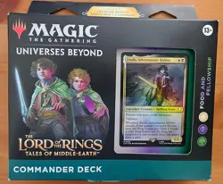 Magic The Gathering Lord of the Rings Food and Fellowship Commander Deck 195166205052 - Image 1
