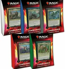 MTG Magic the Gathering Ikoria Commander Deck 2020 Set of All 5 Factory Sealed - Image 1