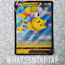 Pokemon Card Flying Pikachu V 006/025 Ultra Rare Sword Shield Celebrations NM - Image 1