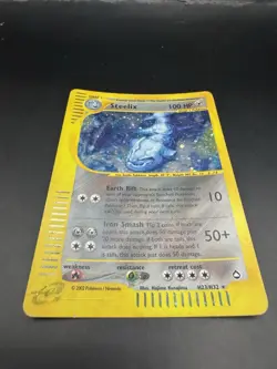 Pokemon TCG Steelix H23/H32 Holo Rare Aquapolis ESeries - Image 1
