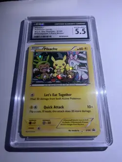 Pokemon Pikachu XY95 Holo 2016 CGC 5.5 Excellent+ - Image 2