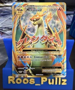 M Charizard EX 101/108 - XY: Evolutions 2016 Pokemon Ultra Rare Full Art TCG NM - Image 1