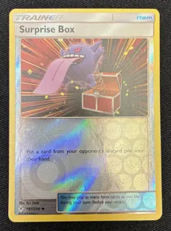 Gengar Surprise Box 187/214 Reverse Holo SM Unbroken Bonds 2019 Pokemon TCG - Image 1
