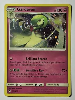 Gardevoir 141/214 (LP) •SWIRL• Cosmo Holo Sword & Shield: Promo 2018 Pokemon - Image 1