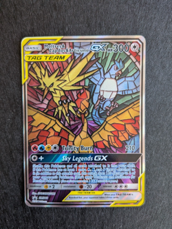 Moltres Zapdos & Articuno GX SM210 - Pokemon Hidden Fates Promo Near Mint - Image 1