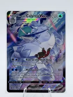 Pokemon TCG Ice Rider Calyrex VMAX TG15/TG30 Astral Radiance Full Art English - Image 1
