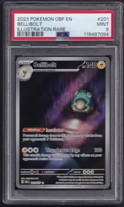 Pokemon Bellibolt Illustration Rare Paldea Evolved 201/197 MT PSA 9 English - Image 1
