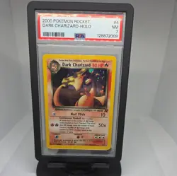 Dark Charizard Holo 4/82 PSA 7 Team Rocket Pokemon TCG - Image 1