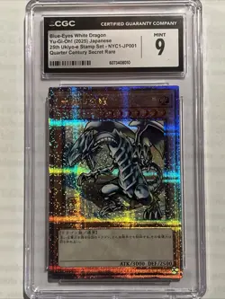 Yu-Gi-Oh! TCG Blue-Eyes White Dragon QC, SEC, NYC1-JP001 CGC 9 - Image 1