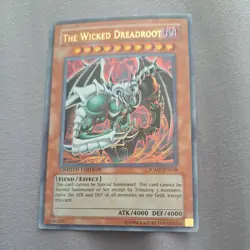 Yugioh! LP The Wicked Dreadroot - JUMP-EN018 - Ultra Rare - Limited Edition Ligh - Image 1