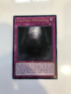 Yugioh! The First Monarch - MAGO-EN091 - Rare - 1st Edition Near Mint, English - Image 1