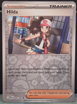 Hilda 084/086 Reverse Holo White Flare Pokemon Near Mint Card Game TCG Trainer - Image 1