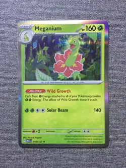 MEGANIUM - 10/132 Mega Evolution -NM - Revers Holo Rare - Pokemon TCG Card - Image 1