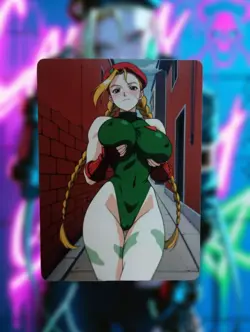 Cammy Street Fighter Anime Waifu Sexy Goddess Doujin Lewd Hentai Card - Image 1