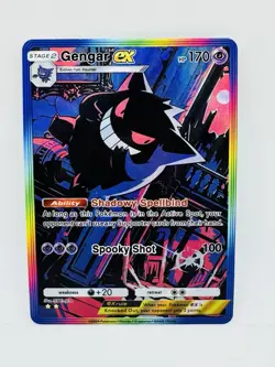 Pokemon POCKET Gengar Kawaii illustration DIY Doujin Art Card - Image 1
