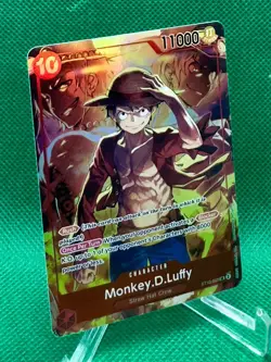 One Piece Monkey.D.Luffy ST10-006 SR Super Rare Promo Card English Mint - Image 1