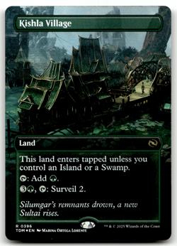 Kishla Village (Borderless) R Tarkir: Dragonstorm 396 NM - Image 1
